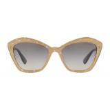 Miu Miu - Miu Miu Catwalk Sunglasses with Stars Logo - Cat Eye - Slate Gradient - Sunglasses - Miu Miu Eyewear