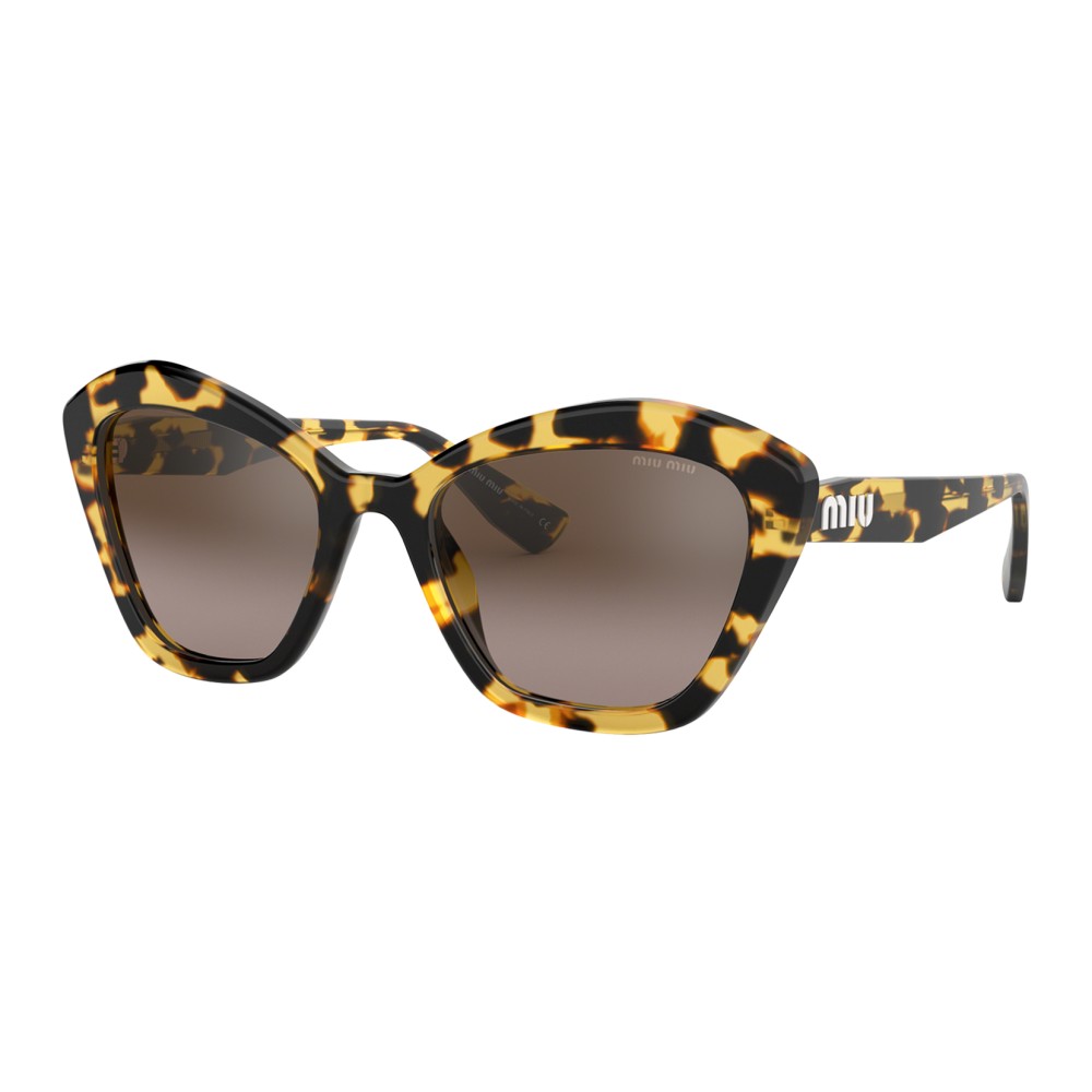 Fejlfri Uretfærdighed Rejsende købmand Miu Miu - Miu Miu Catwalk Sunglasses with Logo - Alternative Fit - Cat Eye  - Havana Hazelnut - Sunglasses - Miu Miu Eyewear - Avvenice