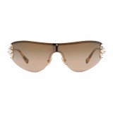 Miu Miu - Miu Miu Noir Sunglasses - Mask - Anthracite Gold - Sunglasses - Miu Miu Eyewear