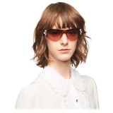 Miu Miu - Miu Miu Noir Sunglasses - Mask - Ancient Gold - Sunglasses - Miu Miu Eyewear