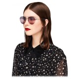 Miu Miu - Miu Miu Noir Sunglasses - Aviator - Periwinkle Blue White - Sunglasses - Miu Miu Eyewear