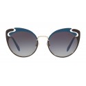 Miu Miu - Occhiali Miu Miu Noir - Cat Eye con Lenti Cut Cut - Fumo Sfumate - Occhiali da Sole - Miu Miu Eyewear