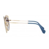 Miu Miu - Miu Miu Noir Sunglasses - Cat Eye with Cut Cut Lenses - Smoke Gradient - Sunglasses - Miu Miu Eyewear