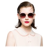 Miu Miu - Miu Miu Noir Sunglasses - Cat Eye with Cut Cut Lenses - Grey Gradient - Sunglasses - Miu Miu Eyewear