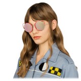 Miu Miu - Miu Miu Scénique Croisière Sunglasses - Cat Eye - Rose Mirrored - Sunglasses - Miu Miu Eyewear