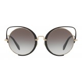 Miu Miu - Miu Miu Scénique Croisière Sunglasses - Cat Eye - Anthracite Gradient - Sunglasses - Miu Miu Eyewear