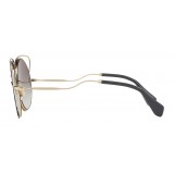 Miu Miu - Miu Miu Scénique Croisière Sunglasses - Cat Eye - Anthracite Gradient - Sunglasses - Miu Miu Eyewear