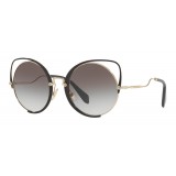 Miu Miu - Miu Miu Scénique Croisière Sunglasses - Cat Eye - Anthracite Gradient - Sunglasses - Miu Miu Eyewear