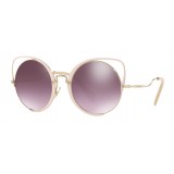 Miu Miu - Occhiali Miu Miu Scénique Croisière - Cat Eye - Viola Sfumato - Occhiali da Sole - Miu Miu Eyewear