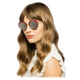 Miu Miu - Miu Miu Noir Sunglasses - Heart - Chrome - Sunglasses - Miu Miu Eyewear