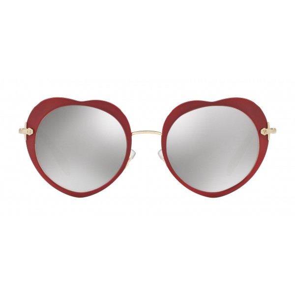 Miu Miu - Miu Miu Noir Sunglasses - Heart - Chrome - Sunglasses - Miu Miu Eyewear