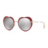 Miu Miu - Miu Miu Noir Sunglasses - Heart - Chrome - Sunglasses - Miu Miu Eyewear