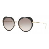 Miu Miu - Occhiali Miu Miu Noir - Cuore - Antracite Mauve - Occhiali da Sole - Miu Miu Eyewear