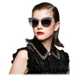 Miu Miu - Miu Miu Noir with Glitter Sunglasses - Cat Eye - Divisa Gradient - Sunglasses - Miu Miu Eyewear