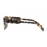 Miu Miu - Miu Miu Catwalk Sunglasses with Logo - Cat Eye - Grey Havana Gradient - Sunglasses - Miu Miu Eyewear