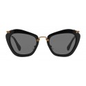 Miu Miu - Miu Miu Noir Sunglasses - Cat Eye - Coal - Sunglasses - Miu Miu Eyewear