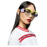 Miu Miu - Miu Miu Sorbet Sunglasses - Mask - Light Blue - Sunglasses - Miu Miu Eyewear