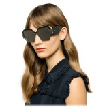 Miu Miu - Miu Miu Sorbet Sunglasses - Mask - Coal - Sunglasses - Miu Miu Eyewear