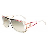 Cazal - Vintage 866 - Legendary - Rosso Nero Bianco Crystal - Occhiali da Sole - Cazal Eyewear