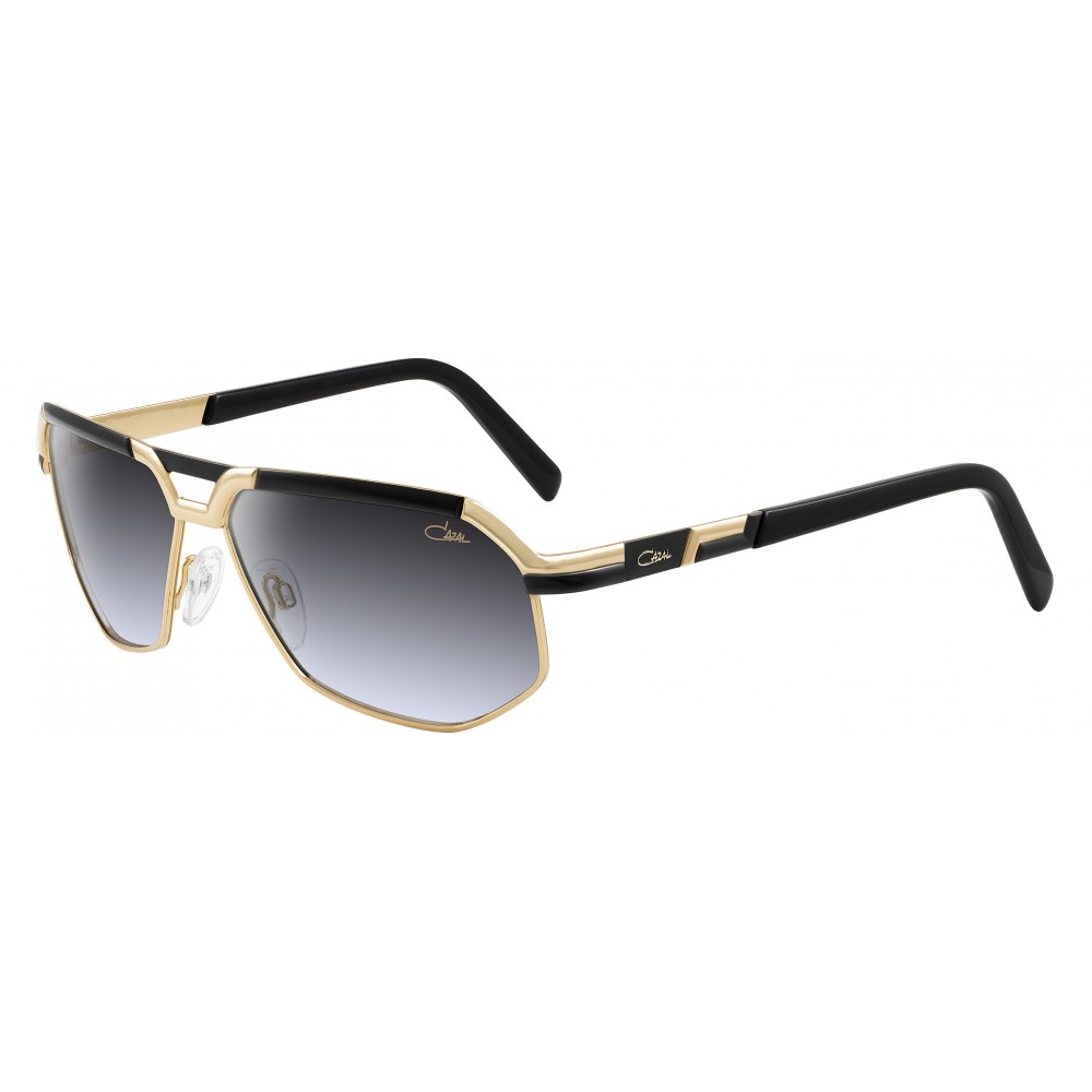 Cazal Vintage 9056 Legendary Black Gold Sunglasses Cazal Eyewear Avvenice