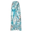 Leda Di Marti - Grampo Long Skirt - Ocean Print - Haute Couture Made in Italy - Luxury High Quality Dress