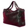 Garage par Reveil - Sharon Bag - Borsa in Pitone - Nera - Handmade in Italy - Accessorio di Alta Qualità Luxury