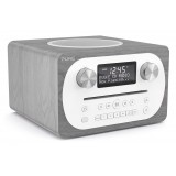 Pure - Evoke C-D4 - Grey Oak - Compact All-in-One Music System with Bluetooth - High Quality Digital Radio