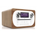Pure - Evoke C-D4 - Walnut - Compact All-in-One Music System with Bluetooth - High Quality Digital Radio