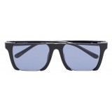 Marcelo Burlon - Black Square Linda Farrow Edition Cut-Out Sunglasses - County of Milan - Marcelo Burlon Eyewear