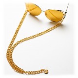 Linda Farrow - 3 C2 Fine Chain - Catena per Occhiali Placcati Oro Rosa - Linda Farrow Eyewear