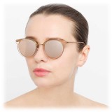 Linda Farrow - 722 C5 Oval Sunglasses - Ash - Linda Farrow Eyewear