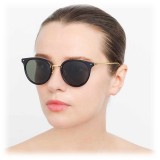 Linda Farrow - 722 C1 Oval Sunglasses - Black - Linda Farrow Eyewear