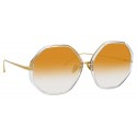 Linda Farrow - 901 C9 Oversized Sunglasses - Clear - Linda Farrow Eyewear