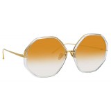 Linda Farrow - 901 C9 Oversized Sunglasses - Clear - Linda Farrow Eyewear