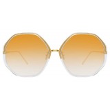 Linda Farrow - 901 C9 Oversized Sunglasses - Clear - Linda Farrow Eyewear