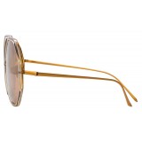 Linda Farrow - 901 C4 Oversized Sunglasses - Ash - Linda Farrow Eyewear