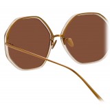 Linda Farrow - 901 C4 Oversized Sunglasses - Ash - Linda Farrow Eyewear