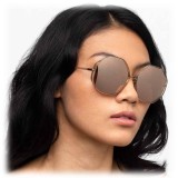 Linda Farrow - 901 C4 Oversized Sunglasses - Ash - Linda Farrow Eyewear