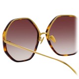 Linda Farrow - 901 C2 Oversized Sunglasses - Tortoiseshell - Linda Farrow Eyewear