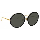 Linda Farrow - 901 C1 Oversized Sunglasses - Black - Linda Farrow Eyewear