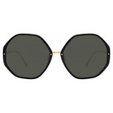 Linda Farrow - 901 C1 Oversized Sunglasses - Black - Linda Farrow Eyewear