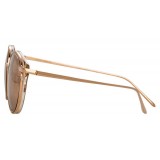 Linda Farrow - 911 C4 D-Frame Sunglasses - Ash - Linda Farrow Eyewear