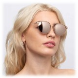 Linda Farrow - 911 C4 D-Frame Sunglasses - Ash - Linda Farrow Eyewear