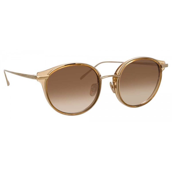 Linda Farrow - 911 C3 D-Frame Sunglasses - Tobacco - Linda Farrow Eyewear