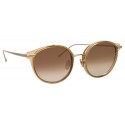 Linda Farrow - 911 C3 D-Frame Sunglasses - Tobacco - Linda Farrow Eyewear