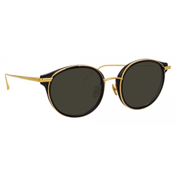 Linda Farrow - 911 C1 D-Frame Sunglasses - Black - Linda Farrow Eyewear