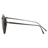 Linda Farrow - 876 C6 Aviator Sunglasses - Nickel - Linda Farrow Eyewear