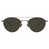 Linda Farrow - 876 C5 Aviator Sunglasses - White Gold - Linda Farrow Eyewear