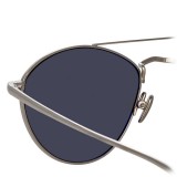 Linda Farrow - 876 C5 Aviator Sunglasses - White Gold - Linda Farrow Eyewear