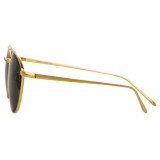 Linda Farrow - 876 C4 Aviator Sunglasses - Yellow Gold - Linda Farrow Eyewear